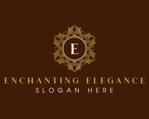 Elegant Floral Mandala  logo design