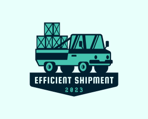 Cargo Shipment Trucking logo design