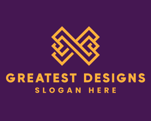 Royal Luxury Letter X logo design