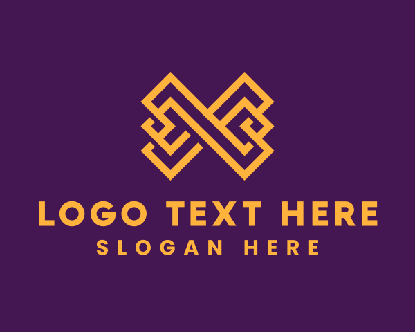 Gold And Purple logo example 3