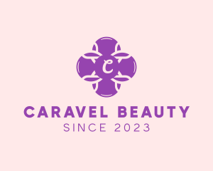 Flower Cosmetics Makeup logo design