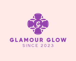 Flower Cosmetics Makeup logo design