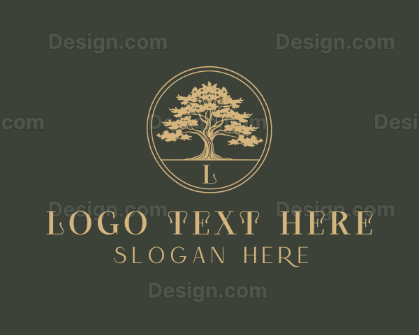 Oak Tree Forest Logo