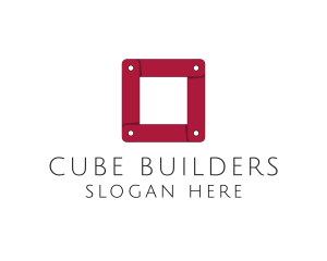 Technology Link Cube logo design