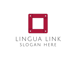 Technology Link Cube logo design