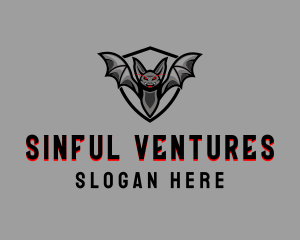 Scary Evil Bat logo