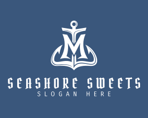 Coastal Anchor Letter M logo