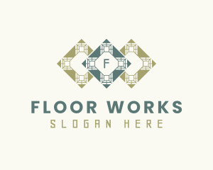 Floor Tile Pattern logo design