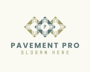 Floor Tile Pattern logo design