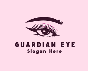 EyelashWoman Cosmetology logo design