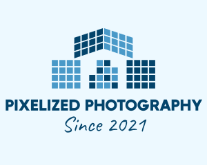 Pixel House Property  logo design