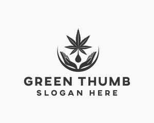 Marijuana Cannabis Weed logo design