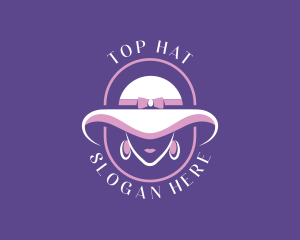 Fashion Hat Stylist logo design