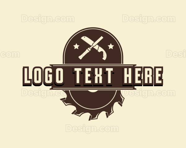 Carpentry Tools Woodworking Logo
