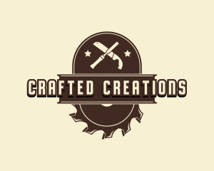 Carpentry Tools Woodworking logo design