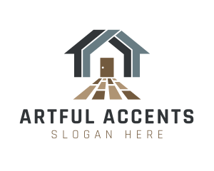 Wood Tile House logo design