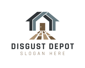 Wood Tile House logo design