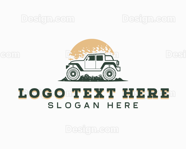 Automotive SUV Driving Logo