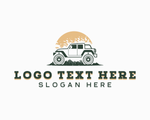 Automotive SUV Driving Logo