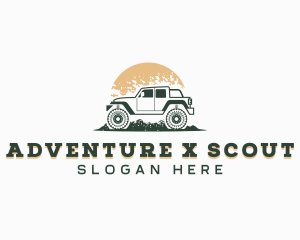 Automotive SUV Driving logo design