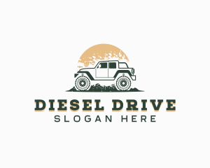 Automotive SUV Driving logo design