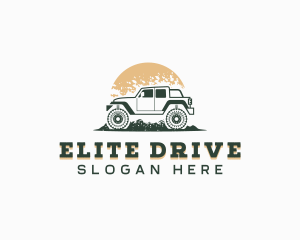 Automotive SUV Driving logo design