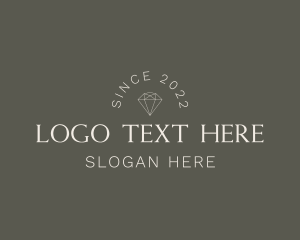 Elegant Diamond Wordmark logo