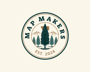 Montana Ponderosa Pine logo design