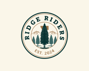 Montana Ponderosa Pine logo design