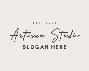 Handwritten Signature Business logo design