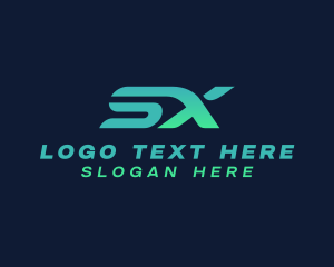 Gasoline - Gradient Tech SX logo design