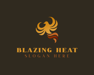 Blazing Phoenix Bird logo design