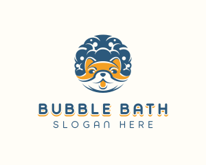 Dog Bath Groomer logo design