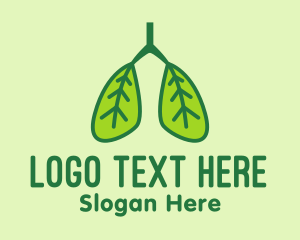 Leaf Pulmonary Lungs  Logo