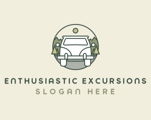 Outdoor Travel Van logo design