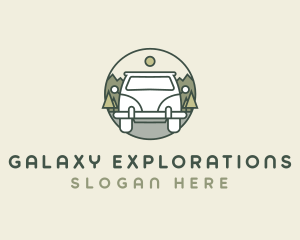 Outdoor Travel Van logo design