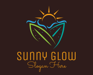 Sunny Surfing Surfboards logo design