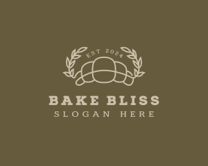 Croissant Baking Patisserie logo design