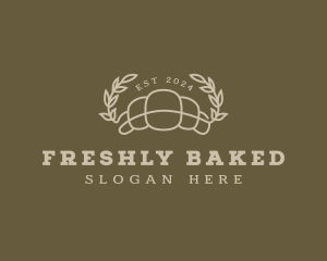 Croissant Baking Patisserie logo design