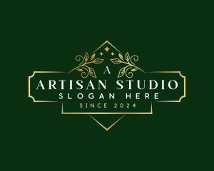 Floral Artisan Wedding logo design