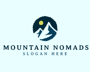 Mountain Peak Adventure logo design