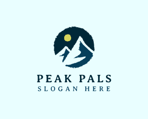 Mountain Peak Adventure logo design