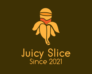 Banana Juice Drink logo design