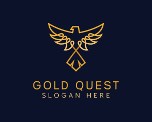 Gold Bird Deluxe logo design