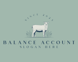 Animal Farm Sheep logo design