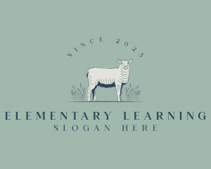 Animal Farm Sheep logo design