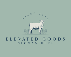 Animal Farm Sheep logo design