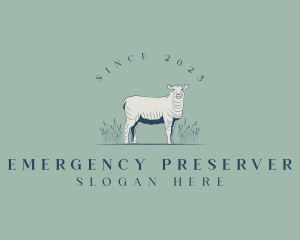 Animal Farm Sheep logo design