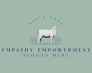 Animal Farm Sheep logo design