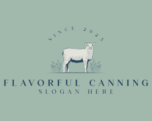 Animal Farm Sheep logo design